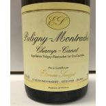 Six bottles Puligny-Montrachet "Champ-Canet",