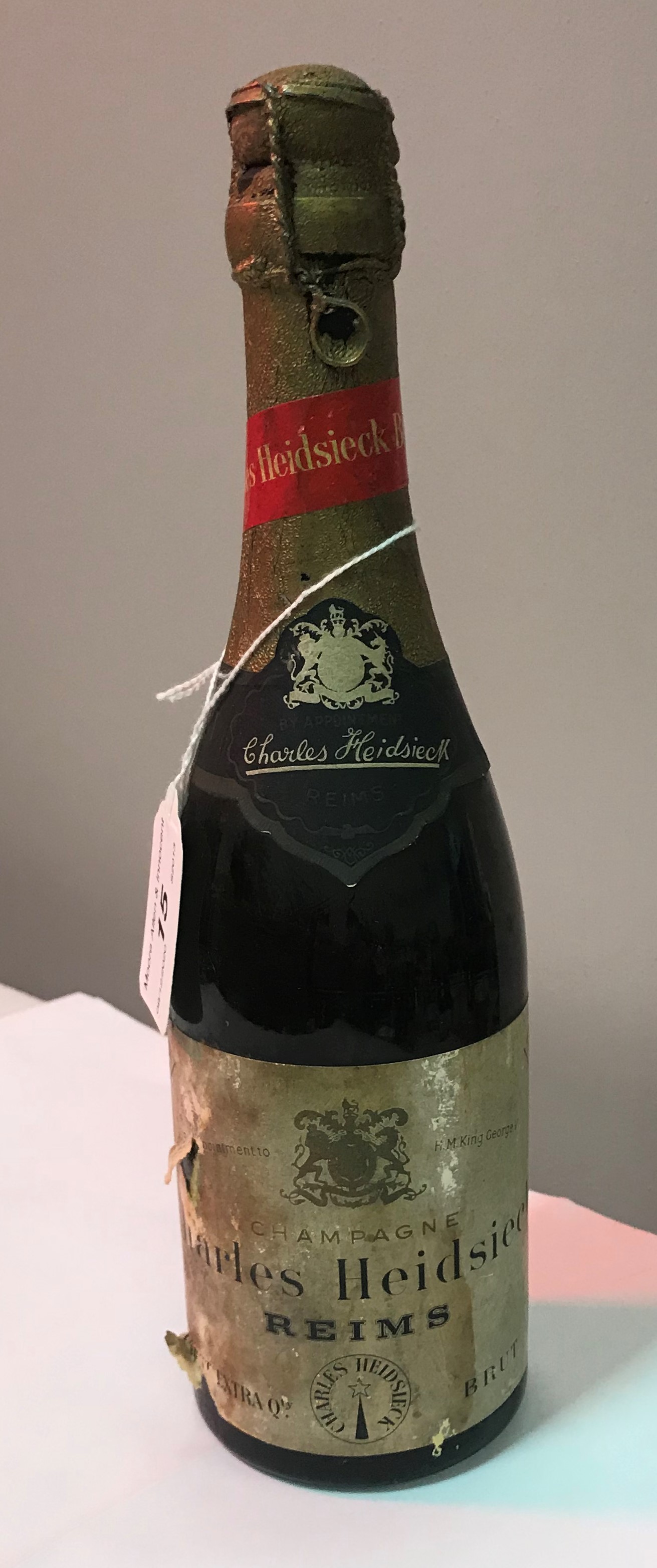 One three quarter bottle Charles Heidsieck Champagne 1920, - Image 10 of 10