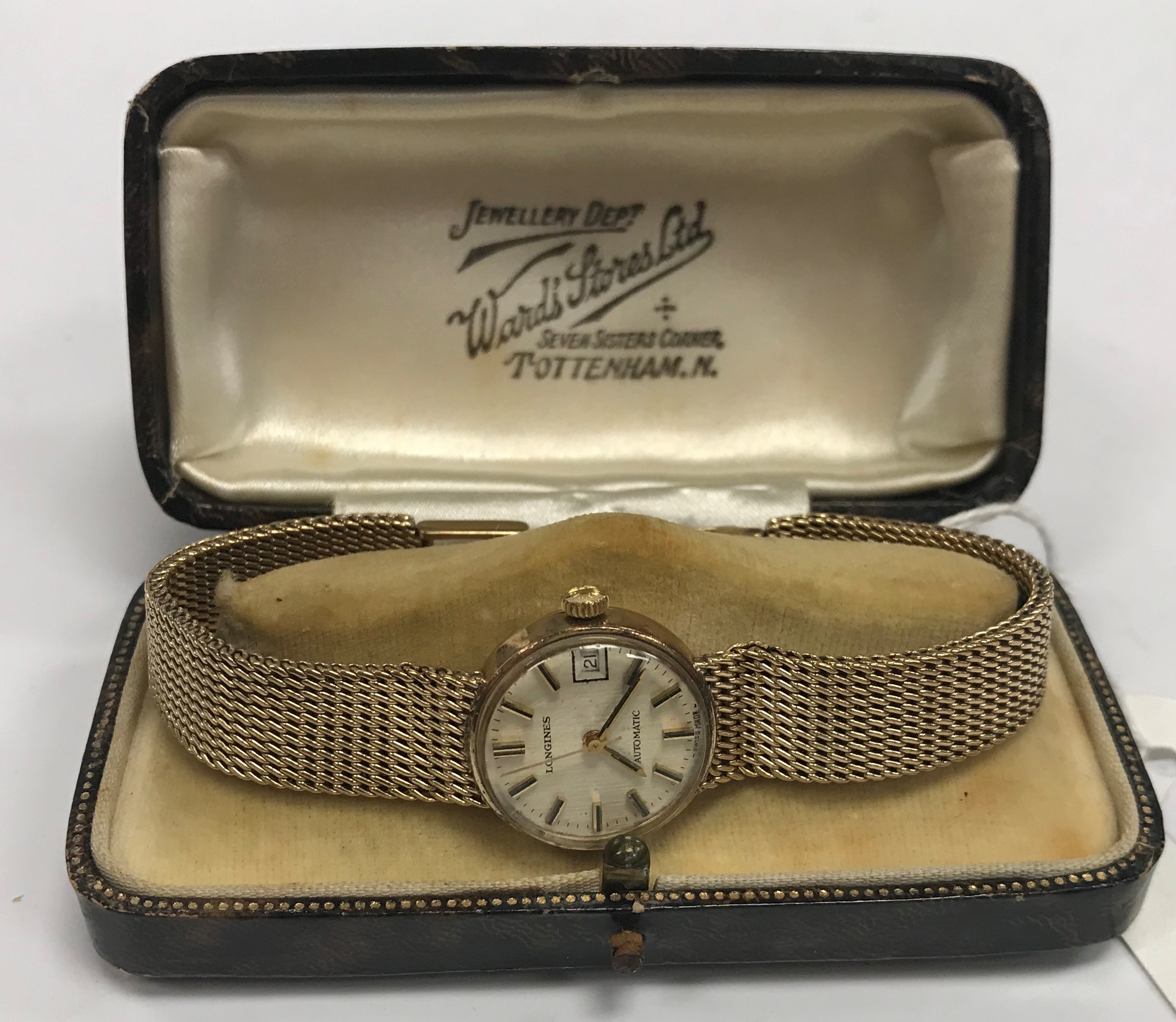 A ladies 9 carat gold cased Longines Automatic wristwatch, - Image 2 of 2