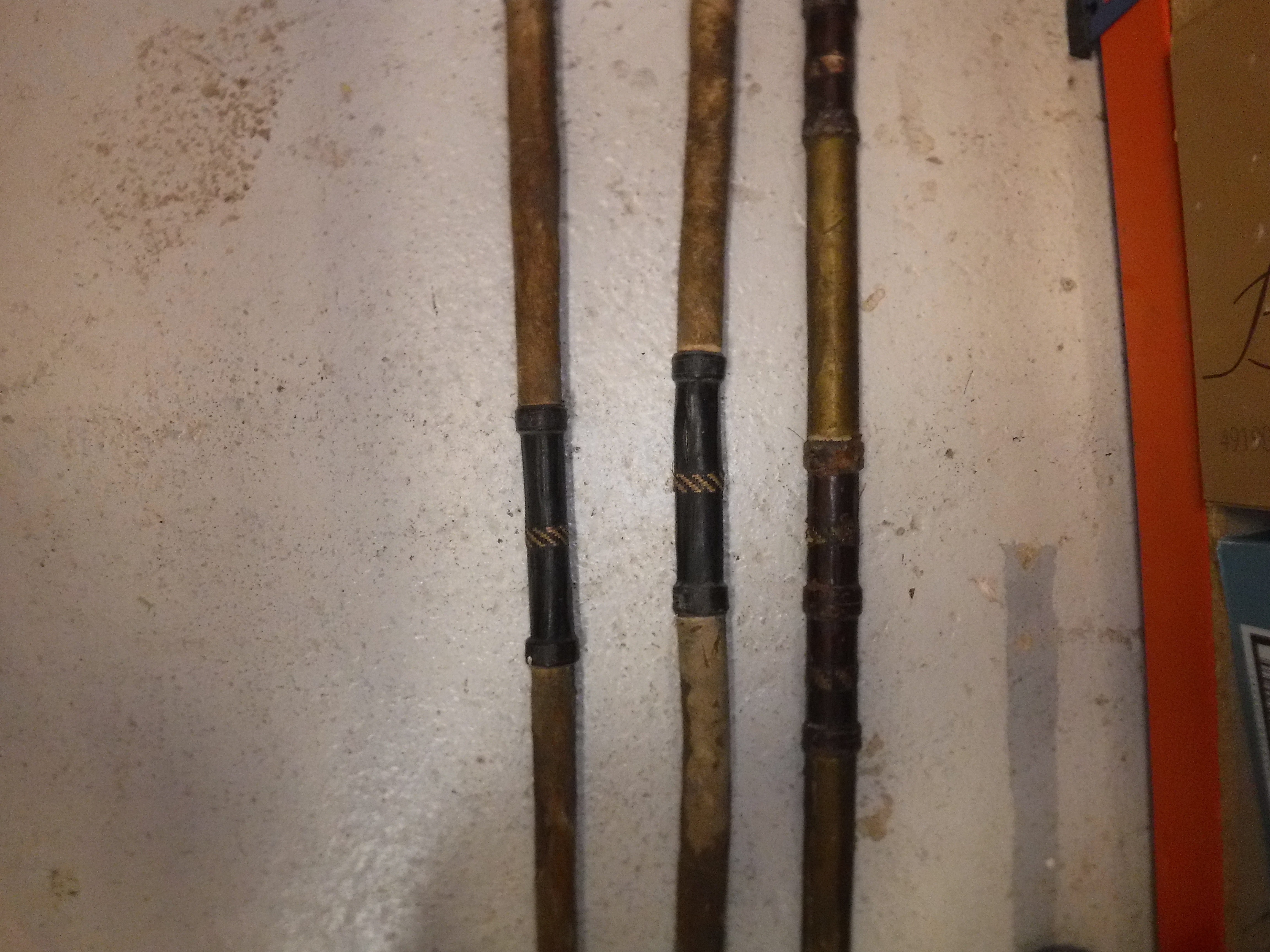 A collection of three various tribal spears with leather covered handles CONDITION - Image 11 of 14