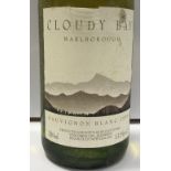 Eighteen bottles Cloudy Bay Marlborough Sauvignon Blanc 1999