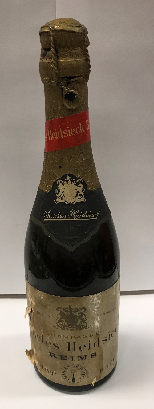 One three quarter bottle Charles Heidsieck Champagne 1920, - Image 3 of 10