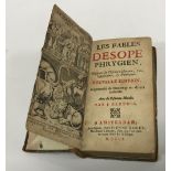 One volume "Les Fables d'Esope Phrygien Illustrées de Discours Moraux, Philosophiques, & Politiques,