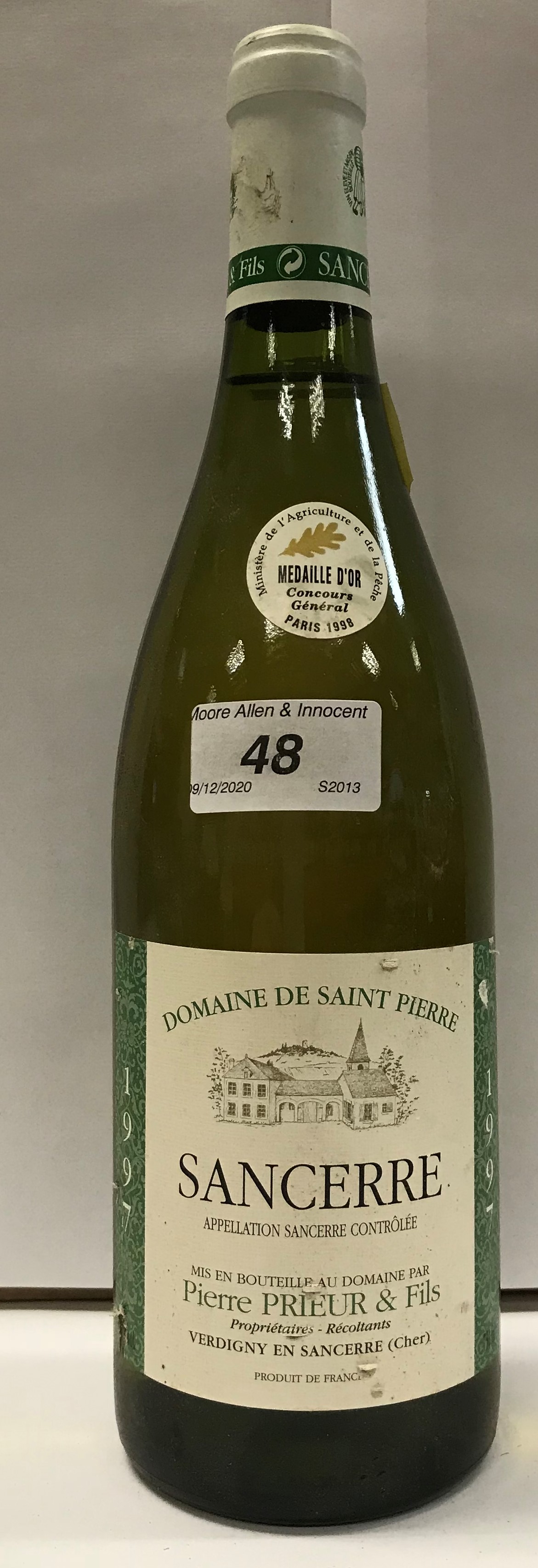 Seven bottles Sancerre Domain Dom Saint Pierre, - Image 4 of 4