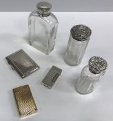 A silver Alfred Dunhill cigarette lighter (London 1954), 2.19 oz overall, 2.4 cm x 1.3 cm x 5.