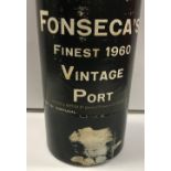 One bottle Fonseca's Finest 1960 Vintage Port, selected and bottled by Grants of St.