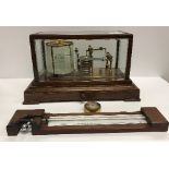 An oak cased barograph by Negretti and Zambra,