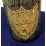 One bottle Möet et Chandon Champagne Cuvée Dom Perignon 1966