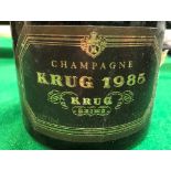 One bottle Krug Champagne 1985