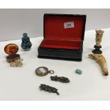 A collection of various Oriental and other objets de vertus,