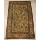 An Isphan Tree of Life prayer rug,