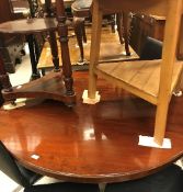 A late Regency mahogany breakfast table,