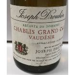 Seven bottles Chablis Grand Cru "Les Clos" William Fevre 1990,