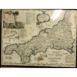AFTER THOMAS KITCHIN "A new and improved map of Cornwall….