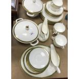 A Wedgwood "Chester" pattern part dinner service comprising two lidded tureens,