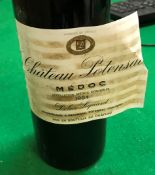 Sixteen bottles various mixed wines including Chateau Grand Puy Lacoste Saint Girons 1987,