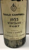 One bottle Gould Campbell Vintage Port 1955 shipped by Clode & Baker Limited