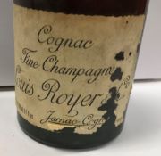 One bottle Louis Royer & Co. Fine Champagne Cognac V.S.O.