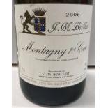 Three bottles Montagny 1er Cru,