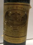 One bottle Chateau Batailley Grand Cru Classé 1990,