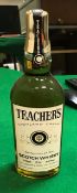 Twelve bottles Teachers Highland Cream Scotch Whisky, 70% proof, 26.