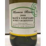 Thirteen bottles Kumeu River Matés Vineyard Kumeu Chardonnay Brajkovic 2000