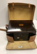 A Victorian rosewood vanity case,