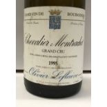 Four bottles Domaines du Chateau de Beaune Chevalier-Montrachet Grand Cru Bouchard Père & Fils 1981