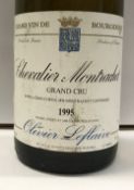 Four bottles Domaines du Chateau de Beaune Chevalier-Montrachet Grand Cru Bouchard Père & Fils 1981