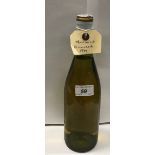 Five bottles Montrachet Remoissenet 1989 (no labels except hand-written tie on label,