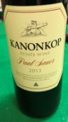 Twelve bottles Kanonkop Paul Sauer 2013 (2 x 6 in original boxes) CONDITION REPORTS