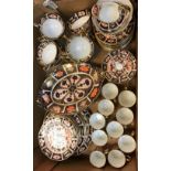 A collection of Royal Crown Derby Imari pattern No.
