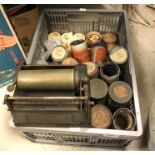 A collection of 51 polyphon rolls to include Edison Bell Gold Moulding, Edison Blue Amber Roll,