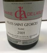 Ten various white wines including 1 x Auxey-Duresses 2003, 1 x Mas de Daumas Gassac 1994.