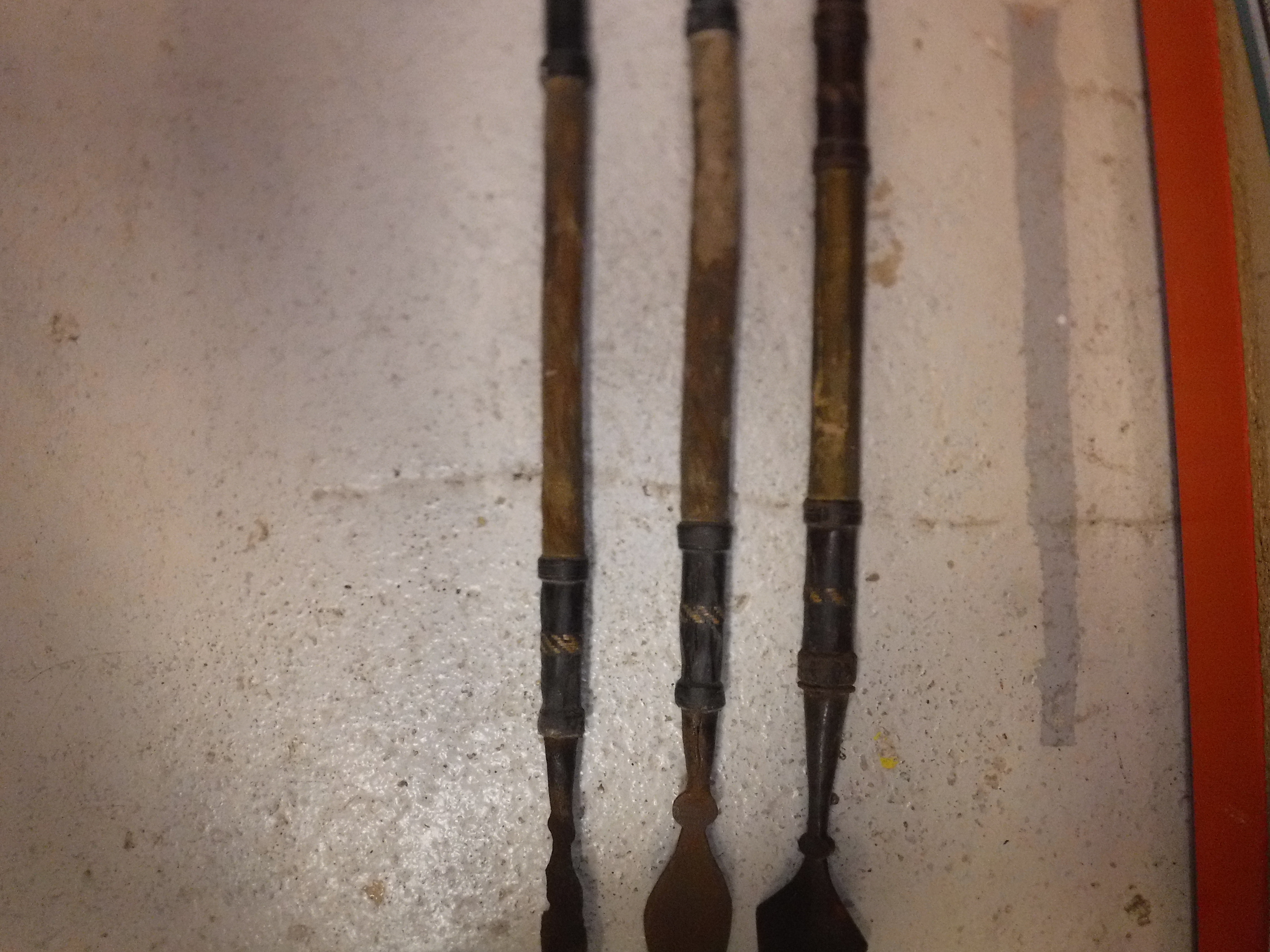 A collection of three various tribal spears with leather covered handles CONDITION - Image 10 of 14