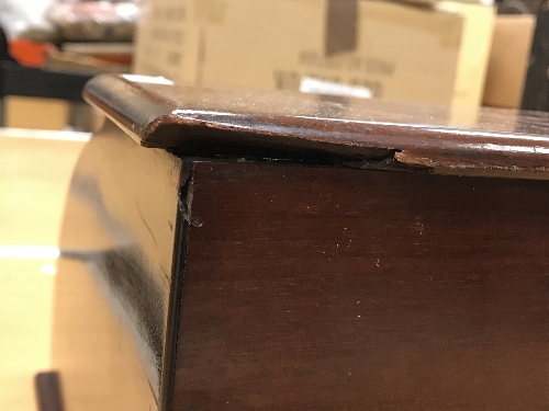 Two modern mahogany book troughs, - Image 19 of 20