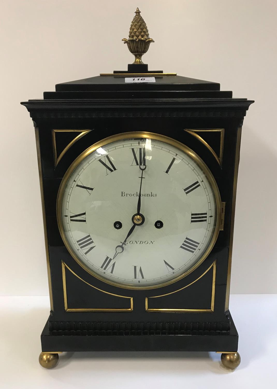 A 19th Century mantel clock by Brockbank