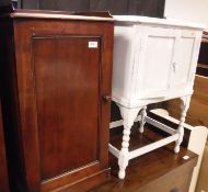 A Victorian mahogany pot cupboard, the s