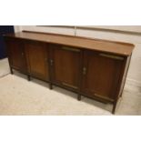 A 20th Century mahogany sideboard, the p