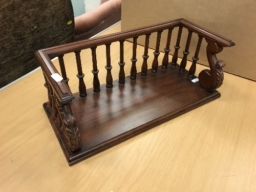 Two modern mahogany book troughs, - Image 7 of 20