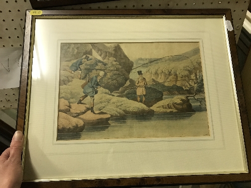 AFTER HENRY ALKEN "Three men in a boat f - Image 2 of 4