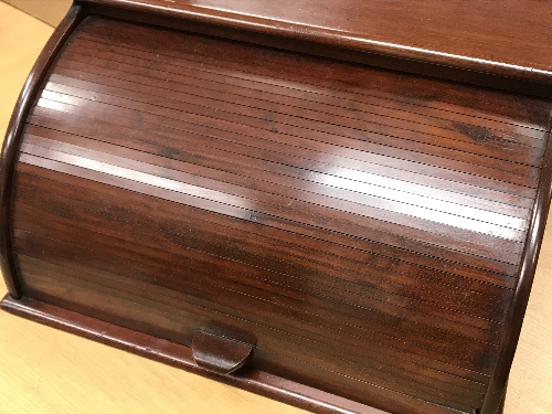 Two modern mahogany book troughs, - Image 13 of 20