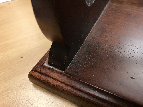 Two modern mahogany book troughs, - Image 3 of 20