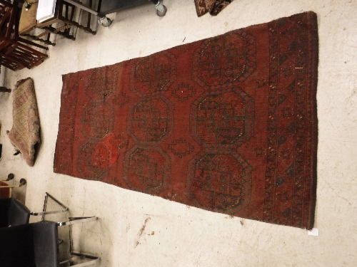 Two Turkamen carpet fragments, 276 cm x - Image 11 of 11