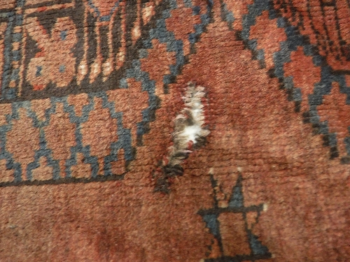 Two Turkamen carpet fragments, 276 cm x - Image 9 of 11