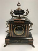 A late 19th Century French black and var