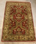 A Chobli rug, the central panel set with