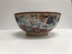 A Chinese polychrome decorated bowl set