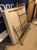 A modern Victorian style double bedstead