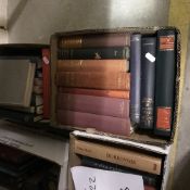 Five boxes of books to include various f